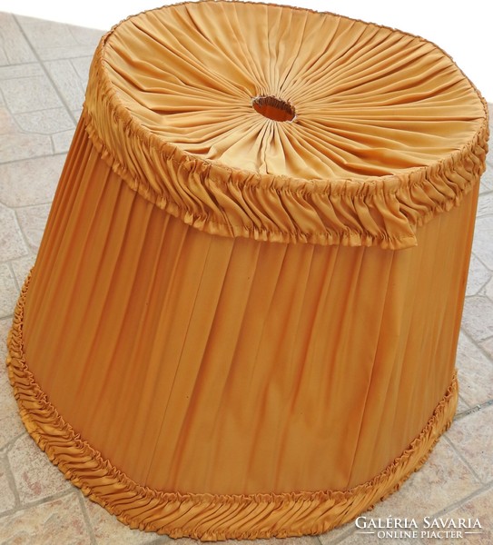 Large orange dress lampshade for floor lamp