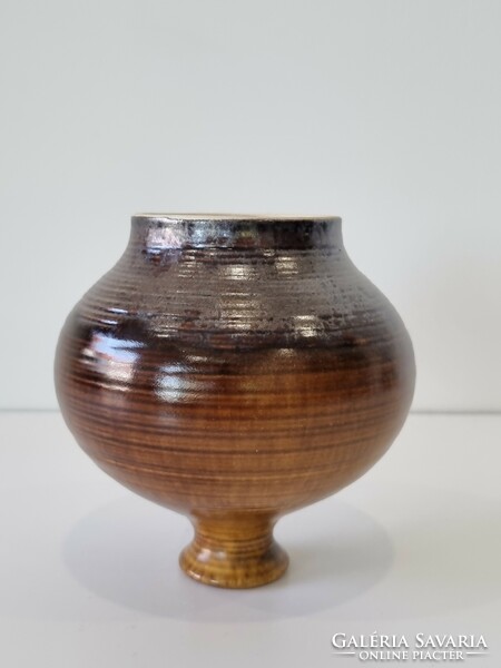 Steuler vintage german ceramic spherical vase
