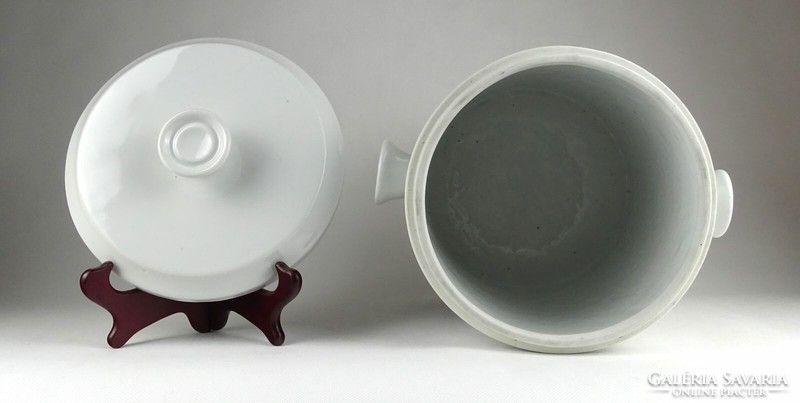 1I505 Hatalmas porcelán patika edény gyógyszertári tégely UNG. SIMPLEX