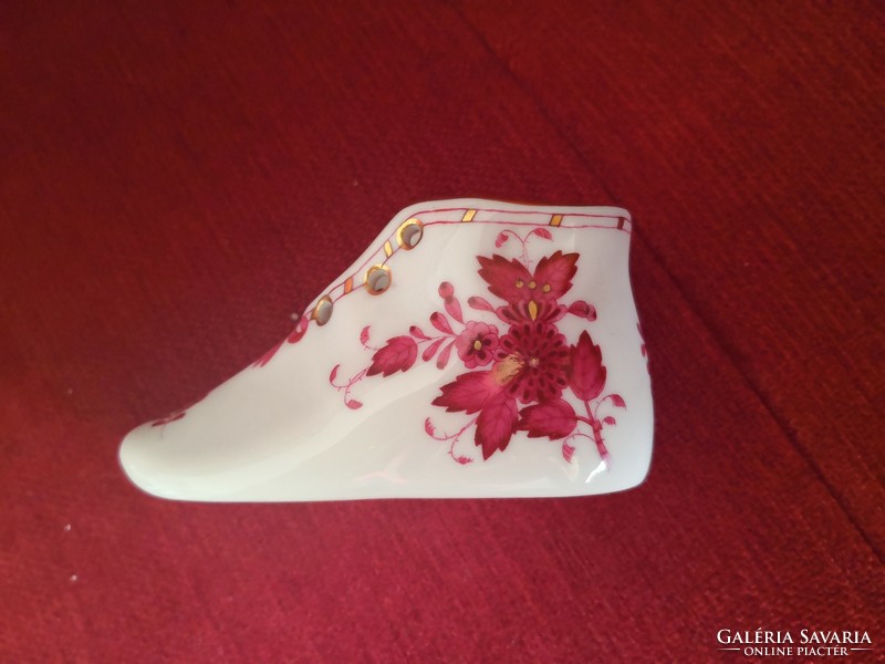 Antique Herendi Appony pattern shoes, 19th century. Óherendi
