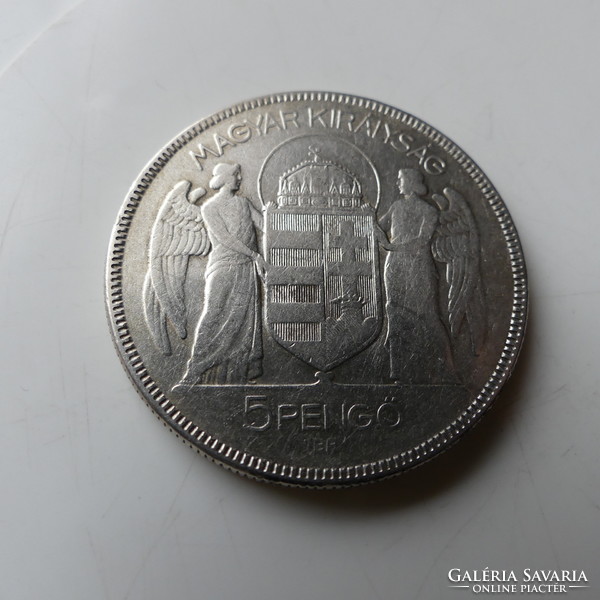 5 Pengő 1930 vf silver 4