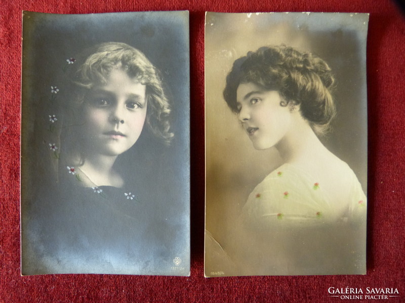 8 pcs. Old postcard / 1910s.