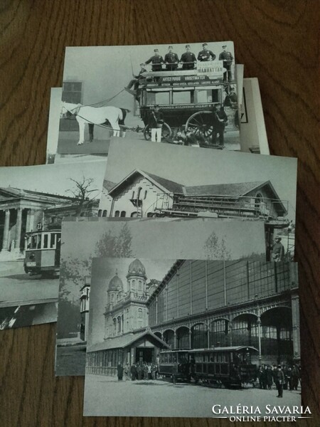 150 Years of Transportation on Postcards, 15 Black and White Photography Holders - a bkv publication
