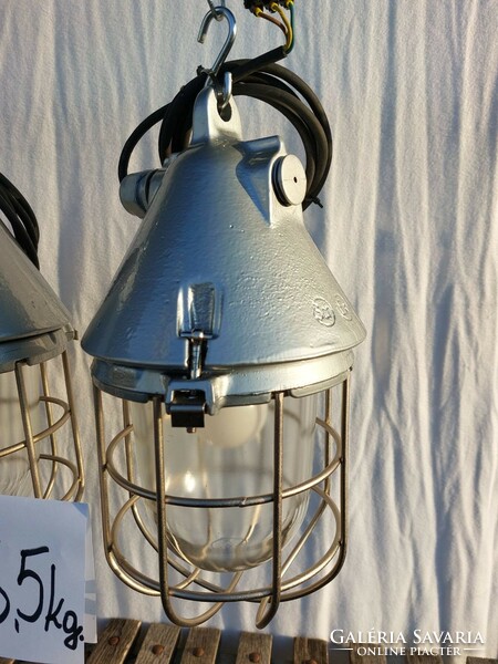 Industrial lamp, enamel lamp, deer lamp loft vintage HUF 40,000