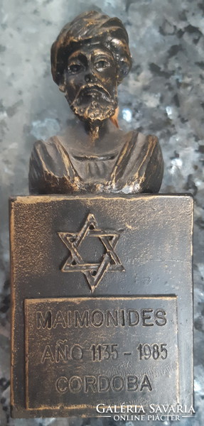 Maimonides - Maimonides copper jubilee bust - Judaica