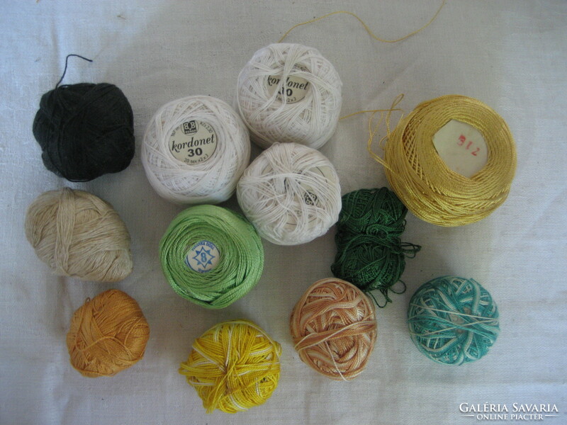 Old embroidery threads