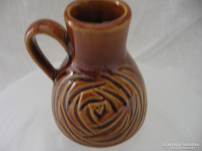 Jasba small brown mackintosh rose vase 1700-08