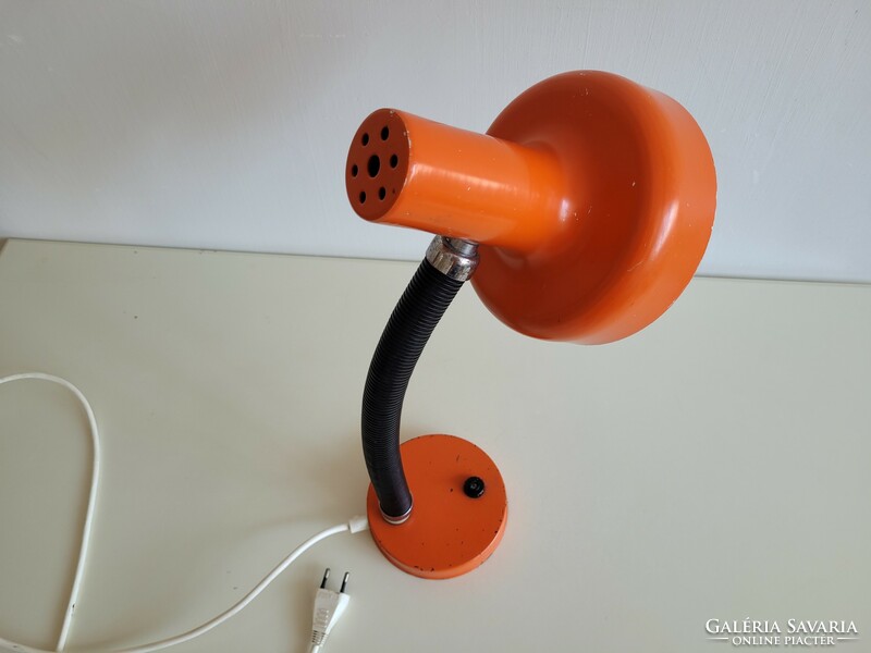 Old retro gooseneck large lamp mid century table lamp