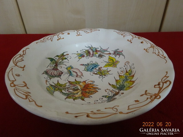 Granite porcelain decorative plate, decorated by Herend porcelain painter. He has! Jókai.