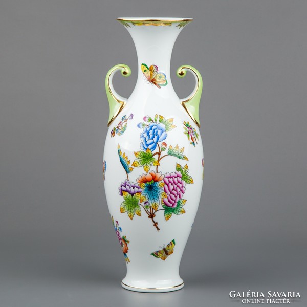 Herend Victoria Patterned Vase with Ears # mc0936