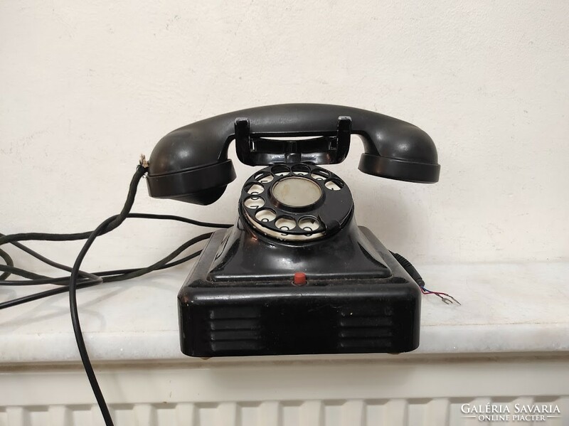 Antik telefon asztali tárcsás telefon 1930-as évek 709 5529