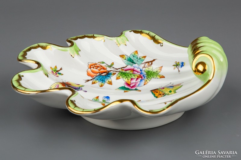 Herend Victoria pattern shell-shaped centerpiece iii. # Mc0989