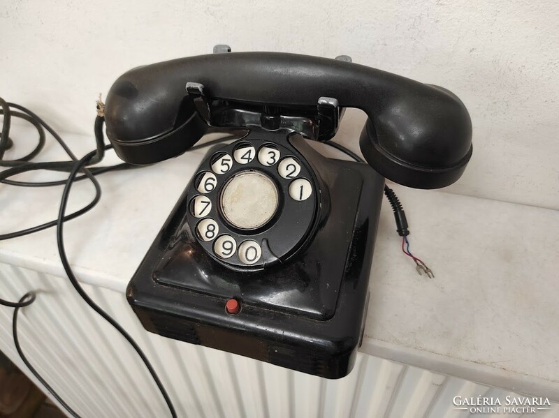 Antique telephone desktop dial telephone 1930s 709 5529