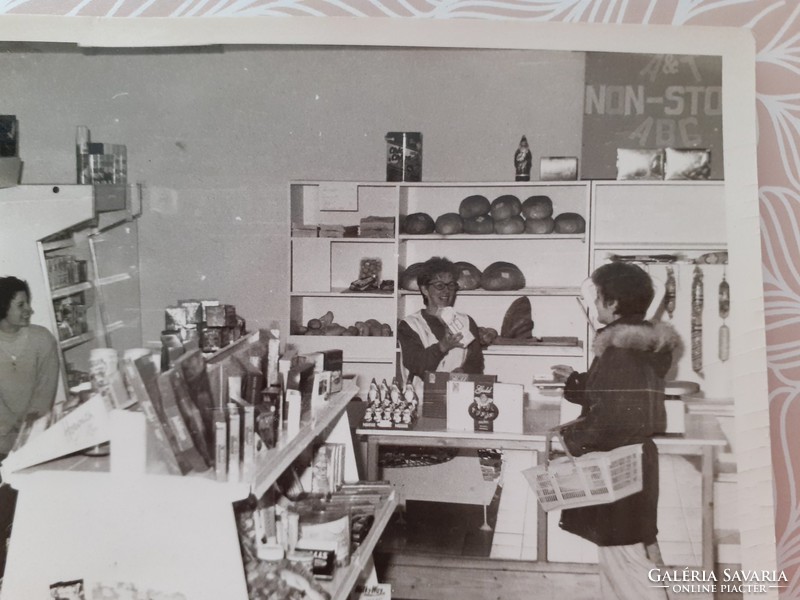 Retro ABC bolti fotó régi élelmiszerbolt fénykép