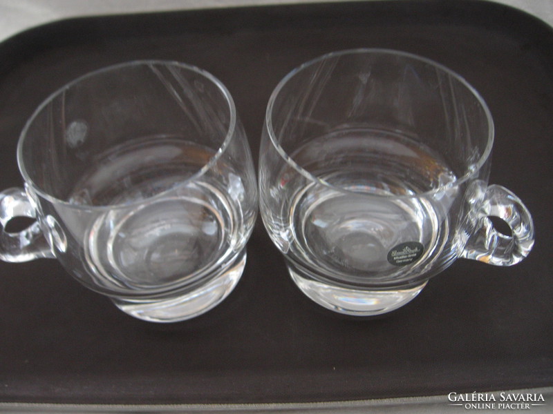 Pair of Rosenthal studio linie crystal whiskey jugs