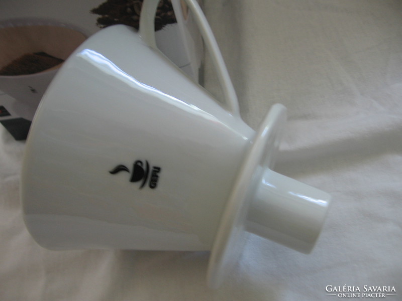 Gefu sandro 4 16020 porcelain coffee filter funnel in original box