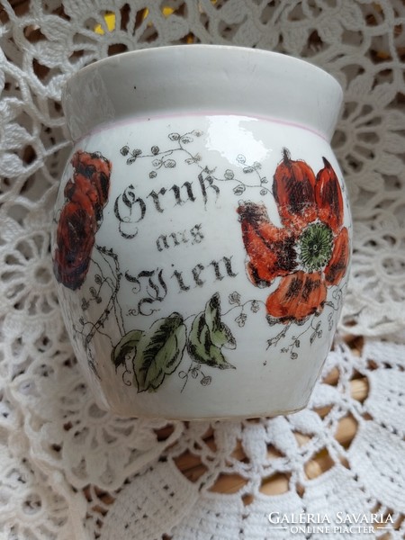 Viennese poppy old jar