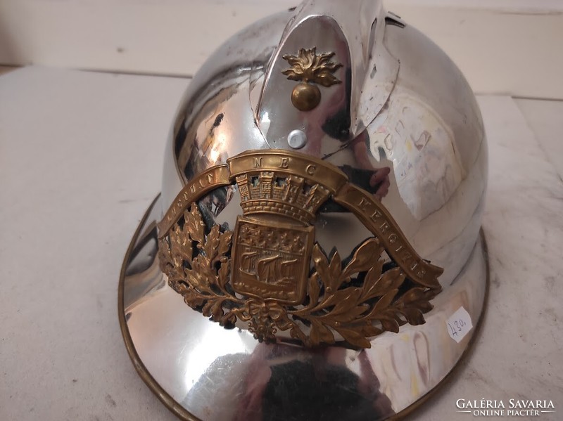 Antique firefighter suit gear helmet tool 432 5591