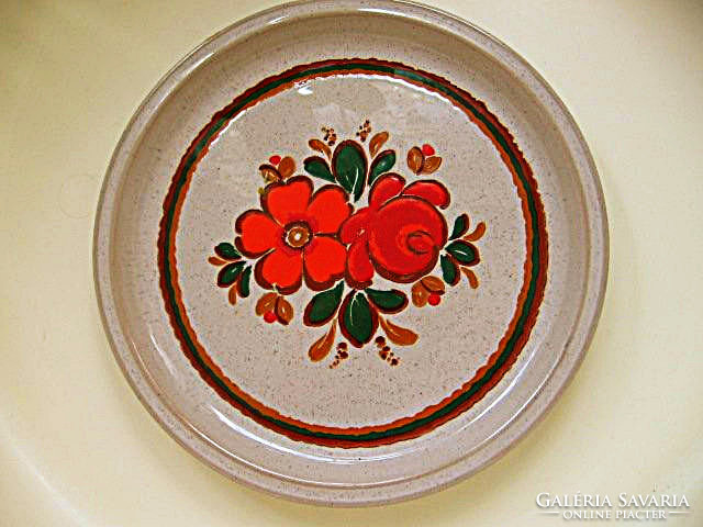 Retro angol rózsa virágos tányér