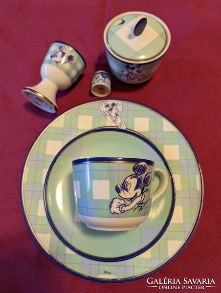 Porcelain disney breakfast set 6 pieces