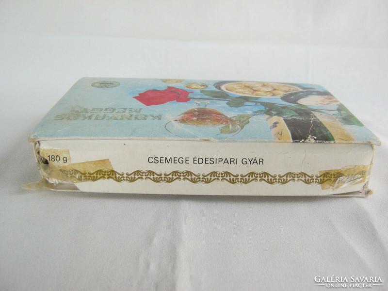Delicacy confectionery factory cognac cherries in paper box