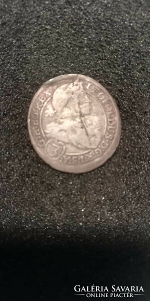 Lipót I silver 3 pennies 1698 - graz