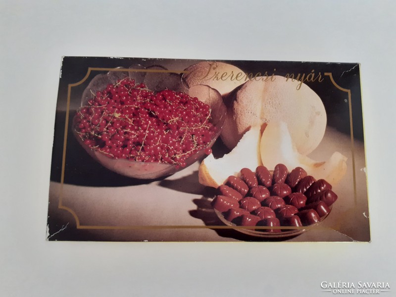 Retro serencsi candy box Hungarian confectionery company serencsi chocolate factory paper box