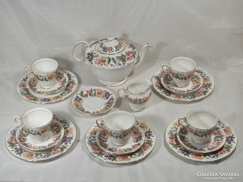 Paragon china ltd stoke-on-trent country lane 5 person tea breakfast set