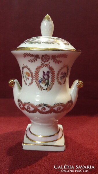 Vase with porcelain lid, amphora (l2412)