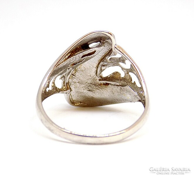 White gold ring without stones (zal-au108110)