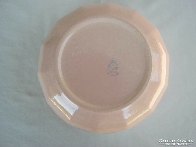 Retro ... Kispest granite ceramic pink bowl