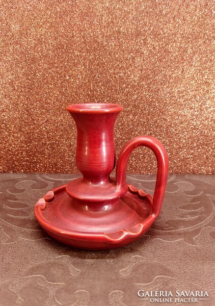 Ceramic table accessories - candle and ashtray salt/pepper holder