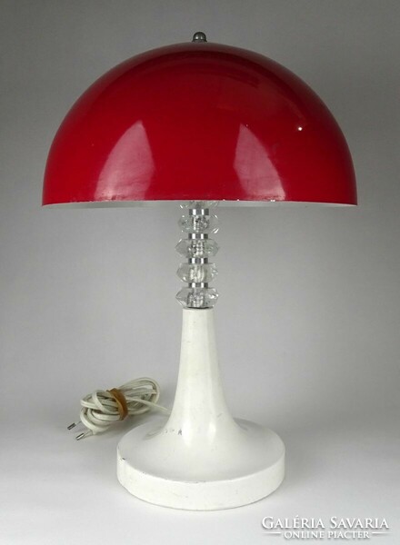 1J621 red space age style floor lamp with a retro design, 43 cm