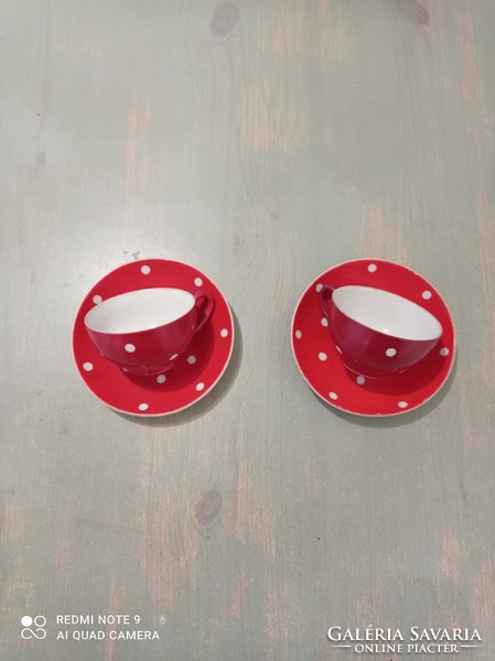 Dotted mocha cups 2 pieces