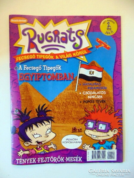 2002 October 17 / rugrats / chattering toddlers around the world / for a birthday!? Original newspaper!