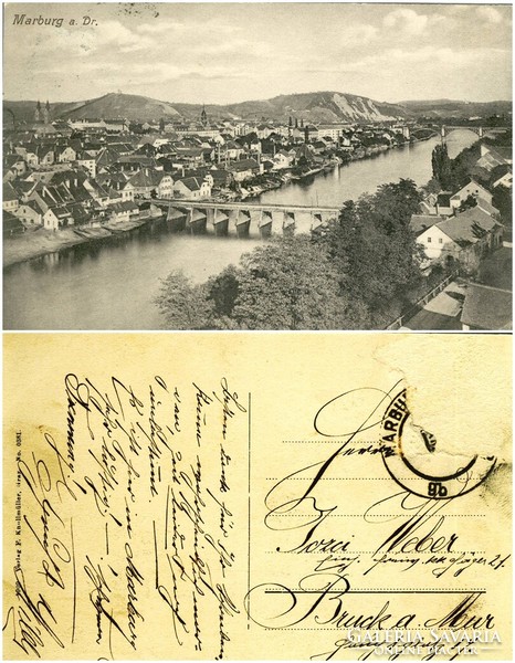 Old postcard - Marburg a. Dr.