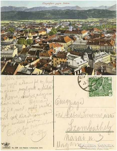 Régi képeslap - Klagenfurt