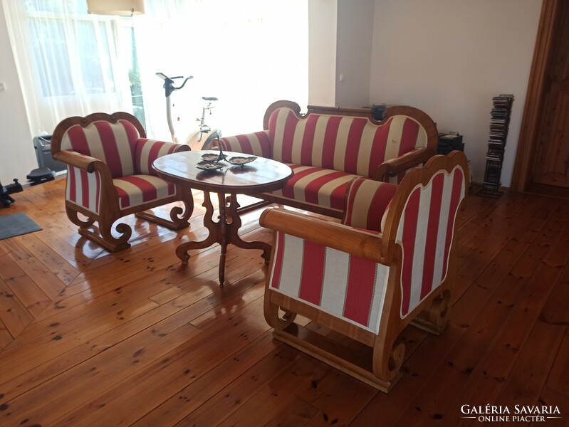 Biedermeier lounge set/seat set, a real specialty