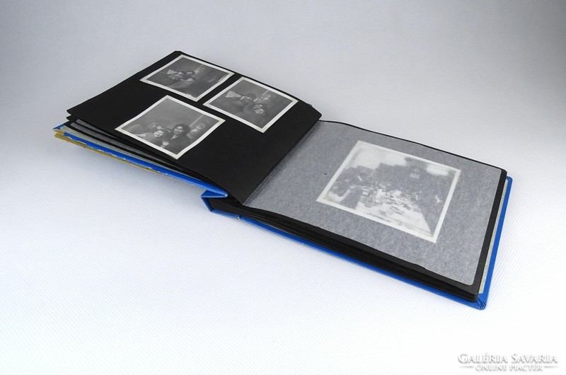 1J594 Régi közepes méretű családi fotóalbum fényképalbum 15 x 21.5 cm