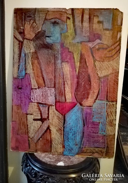 Kubista festmény II. 95 x 68 cm