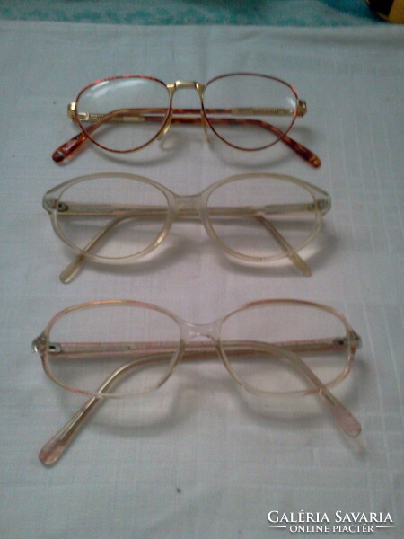 Szemüveg, dioptriás szemüveg 3 db