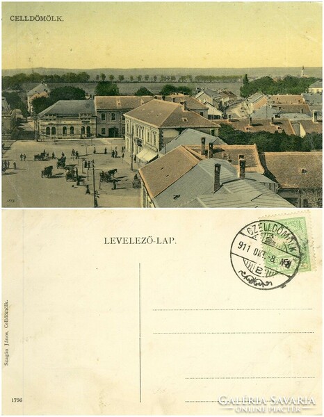 Old postcard - Celldömölk 1911