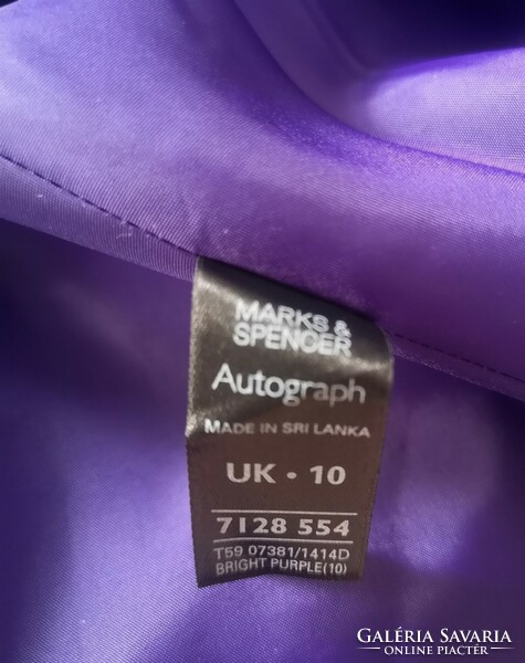 Autograph m&s 38 exclusive casual dress, bishop purple, tulip skirt, wedding, mother of the bride,