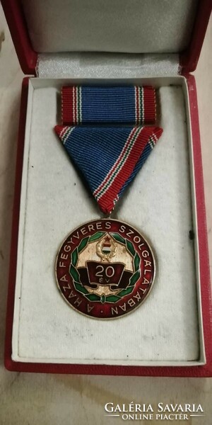 20 years in the armed service of the homeland