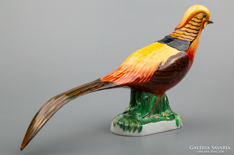Antique Herend long-tailed pheasant figurine #mc1235