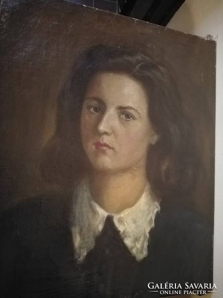 Gabor Peterdi (1915-2001) female portrait
