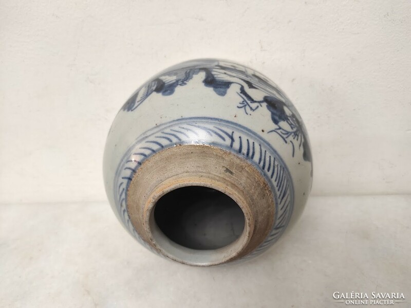 Antique Chinese porcelain tea ginger holder vase China Asia 838 5630