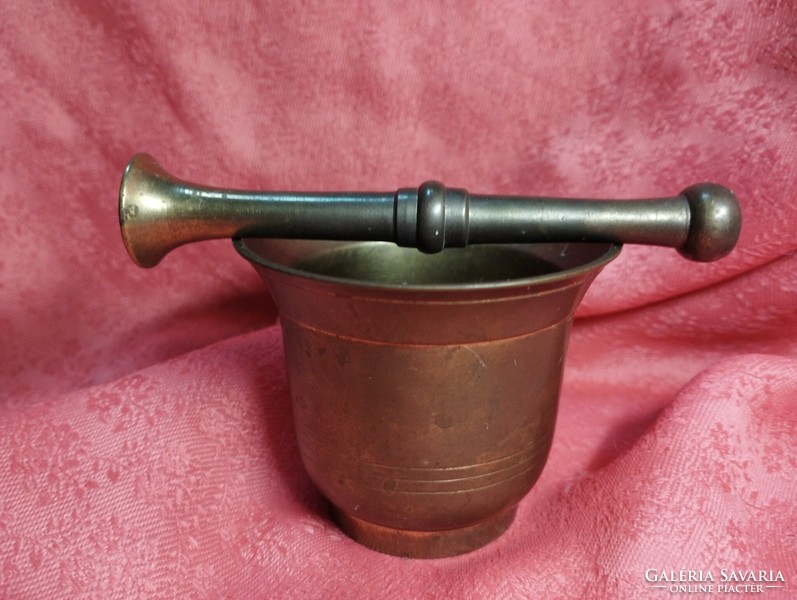 Small copper mortar