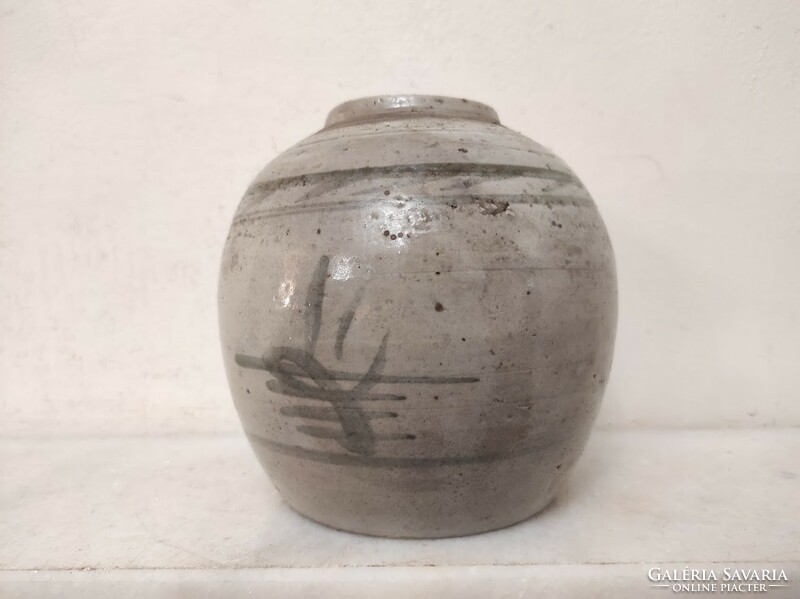 Antique Chinese porcelain tea ginger holder vase China Asia 636 5660