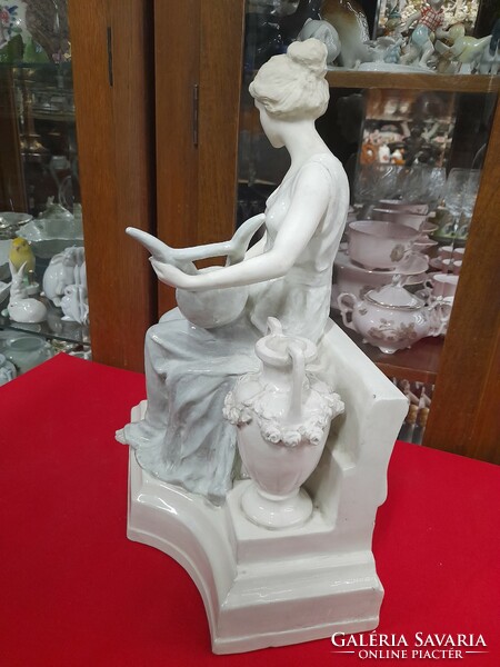 Alt Wien Austria,Rudolf Podany (1876-1963) - Scauer Vienna Faience Ausztria Figurális Porcelán